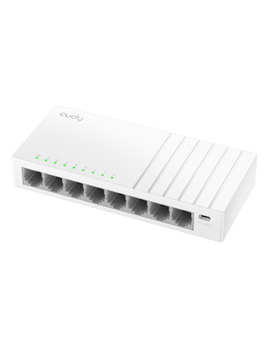 Cudy FS108D switch No administrado Fast Ethernet (10/100) Blanco