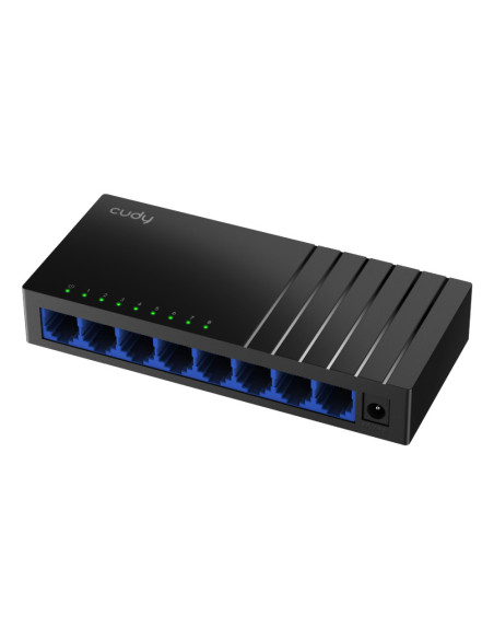 Cudy GS108D switch No administrado Gigabit Ethernet (10/100/1000) Negro