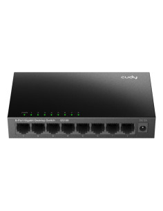 Cudy GS108 switch No administrado Gigabit Ethernet (10/100/1000) Negro 2