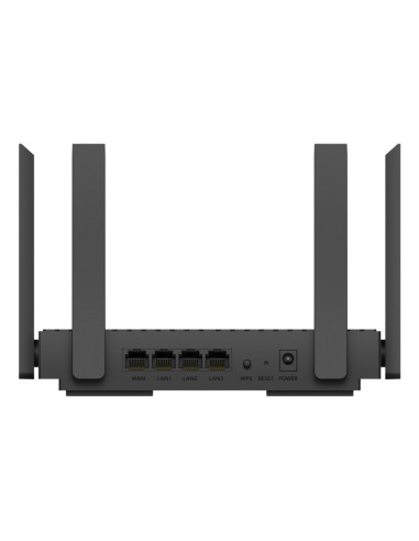 Cudy WR3000 router inalámbrico Gigabit Ethernet Doble banda (2,4 GHz / 5 GHz) Negro
