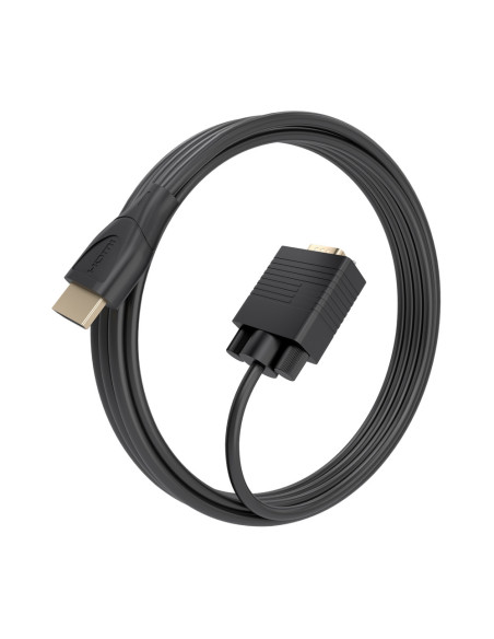 AISENS Cable Conversor HDMI a SVGA, HDMI A/M-SVGA/M, Negro, 2.0m