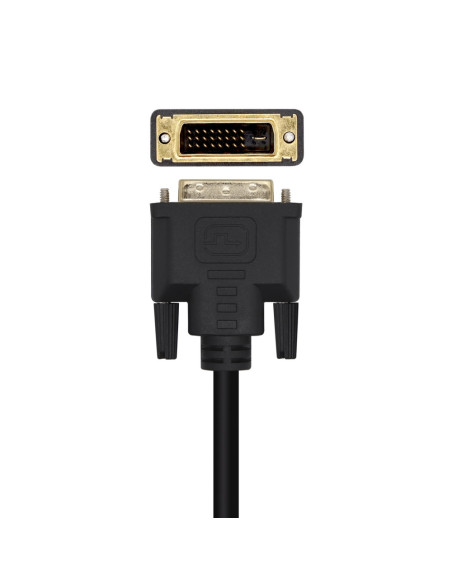 AISENS Cable Conversor DisplayPort A DVI, DP/M-DVI/M, Negro, 3.0m