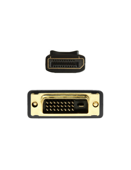 AISENS Cable Conversor DisplayPort A DVI, DP/M-DVI/M, Negro, 3.0m