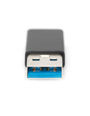 Ewent EW9650 cambiador de género para cable USB Type-A USB Type-C Negro