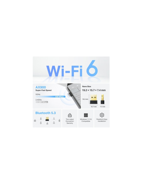TP-Link Archer TX10UB Nano Bluetooth 600 Mbit/s