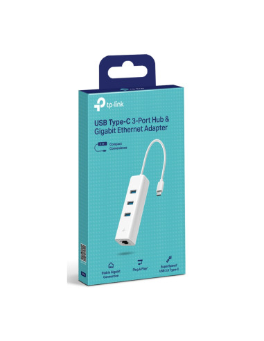 TP-Link UE330C adaptador y tarjeta de red Ethernet 1000 Mbit/s