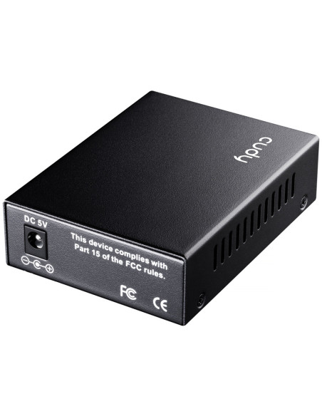 Cudy MC100SA-20 convertidor de medio 100 Mbit/s 1310 nm Monomodo Negro