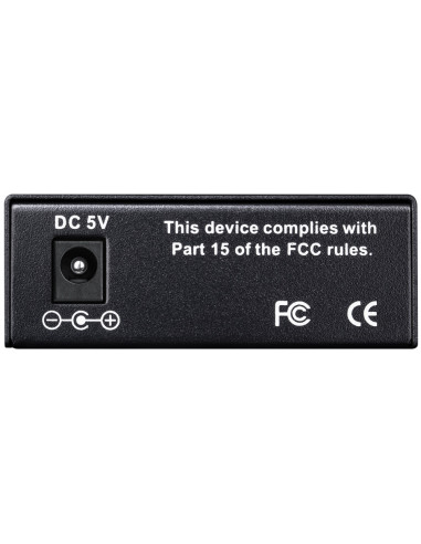Cudy MC100SA-20 convertidor de medio 100 Mbit/s 1310 nm Monomodo Negro