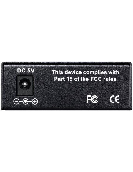 Cudy MC100SA-20 convertidor de medio 100 Mbit/s 1310 nm Monomodo Negro