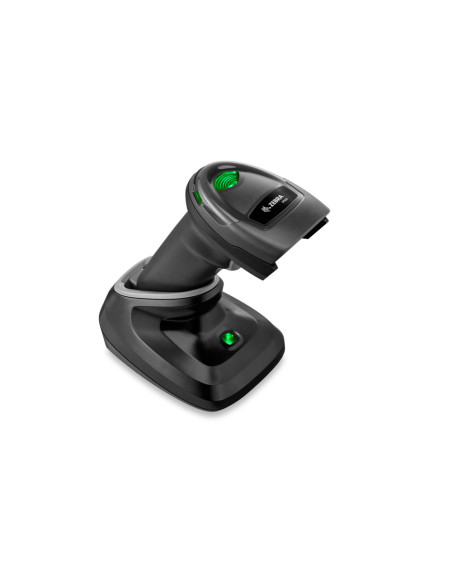 Zebra Lector de Códigos de Barras DS2278 Inalámbrico con Base, Lector de Códigos 1D 2D QR Code, Cable USB Apantallado, De Mano