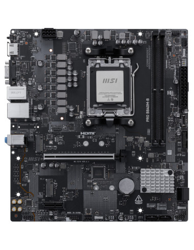 MSI PRO B840M-B placa base AMD B840 Zócalo AM5 micro ATX