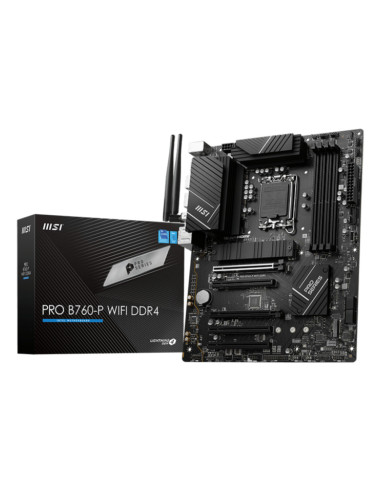 MSI PRO B760-P WIFI DDR4 placa base Intel B760 LGA 1700 ATX