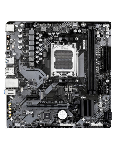 GIGABYTE B840M H Placa Base - Procesadores AMD Ryzen 9000, VRM de 5+2+2 fases, hasta 7200MHz DDR5 (O.C), 1xPCIe 4.0 M.2, LAN 1Gb