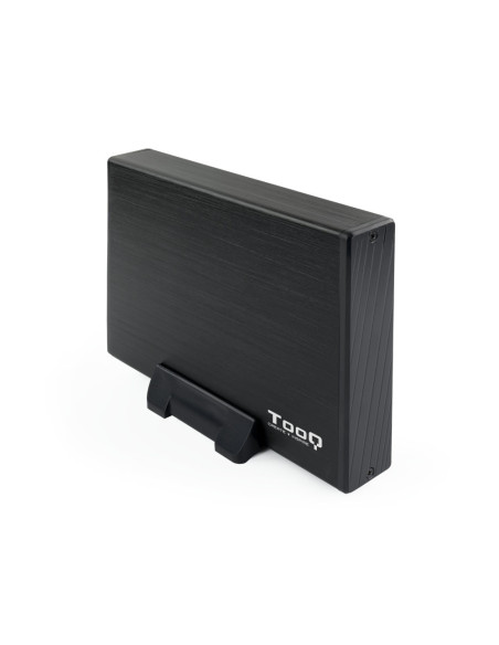 TooQ TQE-3527B caja para disco duro externo Caja de disco duro (HDD) Negro 3.5"