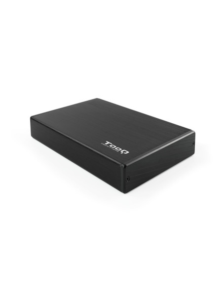 TooQ TQE-3527B caja para disco duro externo Caja de disco duro (HDD) Negro 3.5"