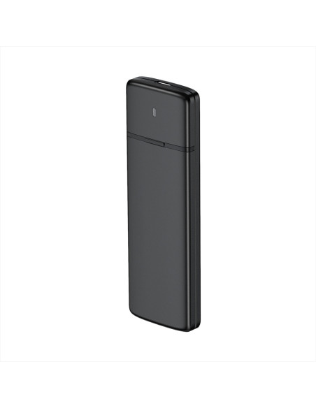AISENS Caja Externa M.2 (NGFF) ASM2-001B SATA/NVME a USB3.1/USB3.2 Gen2, Negra