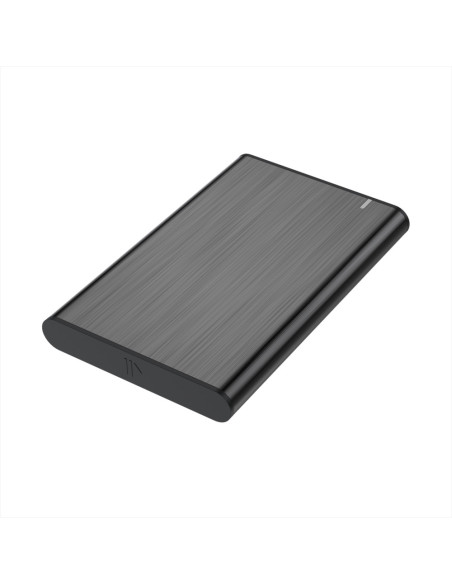 AISENS Caja Externa 2,5" ASE-2525B 9.5mm SATA a USB 3.0/USB3.1 Gen1, Negra