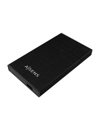 AISENS Caja Externa 2,5? ASE-2523B 9.5MM SATA a USB 3.0/USB3.1 GEN1, Negra