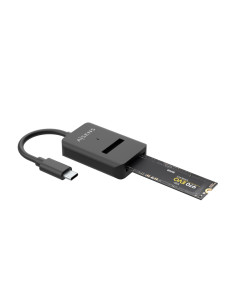 AISENS USB-C Dock M.2 (NGFF) ASUC-M2D011-BK SATA/NVMe A USB3.1 Gen2, Negra 2