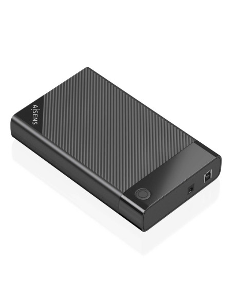 AISENS ASE-3529B caja para disco duro externo Caja de disco duro (HDD) Negro 3.5"