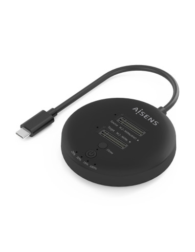 AISENS ASDS-2M2N05-BK base de conexión para disco duro USB 3.2 Gen 2 (3.1 Gen 2) Type-C