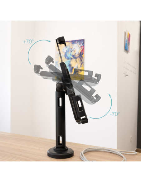 TooQ TQTDS0812 soporte Soporte para tableta Tablet/UMPC Negro