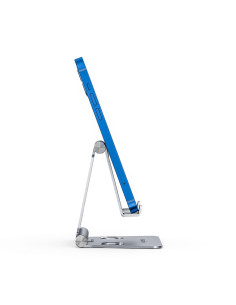 AISENS Soporte De Sobremesa Tamaño M Ajustable (2 Pivotes) Para Movil / Tablet, Plata 2