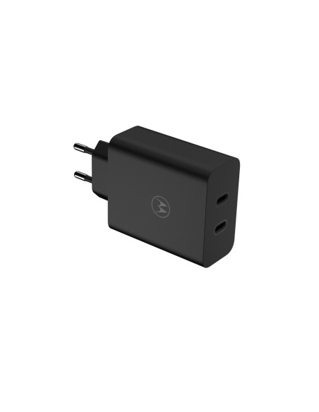 Motorola TurboPower 125W Duo Charger Universal Negro Corriente alterna Carga rápida Interior