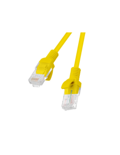 Lanberg PCU6-10CC-1000-Y cable de red Amarillo 10 m Cat6 U/UTP (UTP)