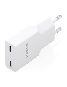 AISENS Cargador Ultra Delgado GaN 30W, 2xUSB-C PD3.0, Blanco 2