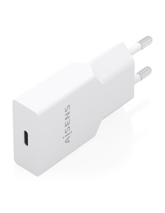 AISENS Cargador Ultra Delgado GaN 20W, 1xUSB-C PD3.0, Blanco 2