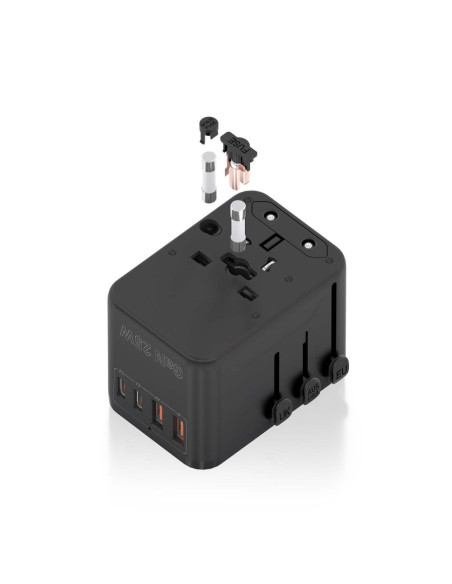 AISENS ASPS-2A2C08-BK cargador de dispositivo móvil Corriente alterna Carga rápida Interior