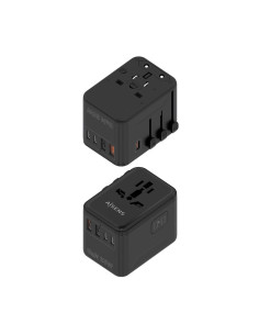 AISENS ASPS-2A3C09-BK cargador de dispositivo móvil Corriente alterna Carga rápida Interior 2