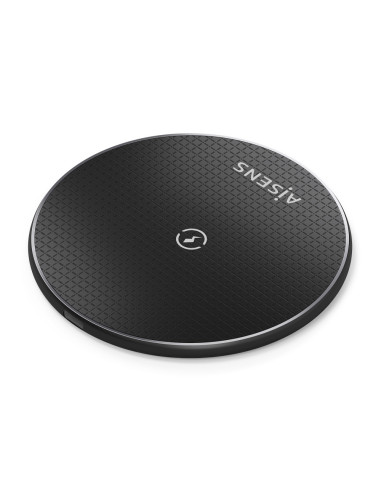 AISENS ASCH-15W1WC058-BK cargador de dispositivo móvil Smartphone Cargador inalámbrico Interior