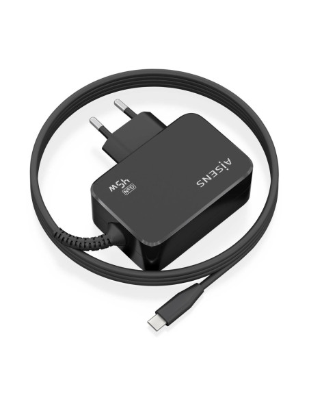 AISENS ASCH-1PD45WL032-BK cargador de dispositivo móvil Universal Corriente alterna Interior