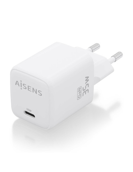 AISENS ASCH-35W1P016-W cargador de dispositivo móvil Universal Corriente alterna Carga rápida Interior