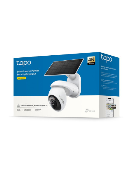 TP-Link Tapo C660 KIT Bala (forma) Cámara de seguridad IP Exterior 3840 x 2160 Pixeles Techo/pared