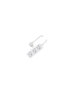 Ewent EW3958 base múltiple 1,5 m 3 salidas AC Interior Blanco