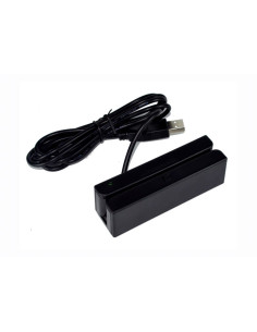 Premier BM-90 lector de tarjeta magnética USB Negro