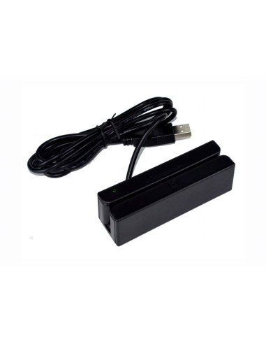 Premier BM-90 lector de tarjeta magnética USB Negro