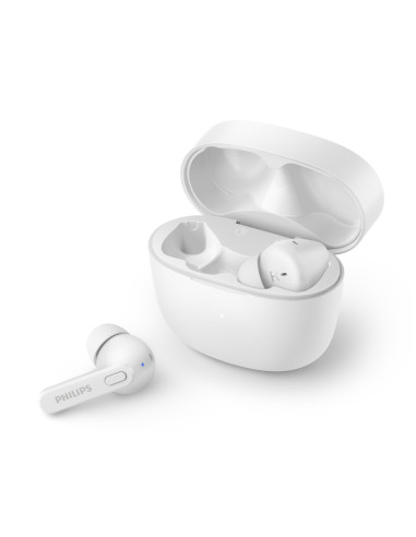 Philips 2000 series TAT2206WT/00 auricular y casco Auriculares True Wireless Stereo (TWS) Dentro de oído Llamadas/Música Bluetoo