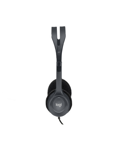 Logitech H111 Auriculares Alámbrico Diadema Oficina/Centro de llamadas Negro