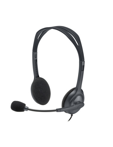 Logitech H111 Auriculares Alámbrico Diadema Oficina/Centro de llamadas Negro