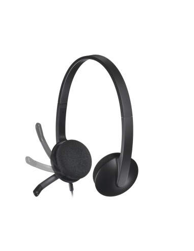 Logitech H340 USB Auriculares Alámbrico Diadema Oficina/Centro de llamadas USB tipo A Negro