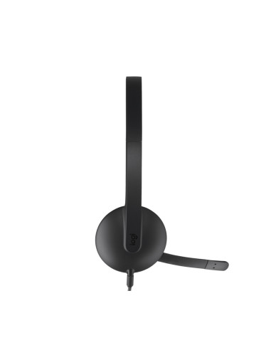 Logitech H340 USB Auriculares Alámbrico Diadema Oficina/Centro de llamadas USB tipo A Negro