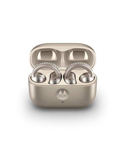 Motorola moto buds loop Auriculares Inalámbrico Clip de oreja Llamadas/Música/Deporte/Uso diario Bluetooth Beige