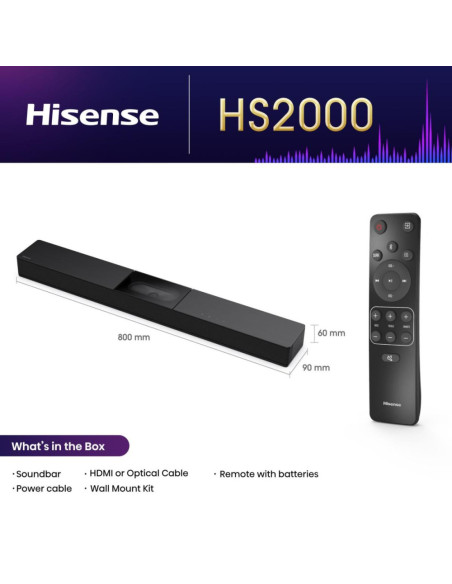Hisense HS2000 2.1 canales 240 W