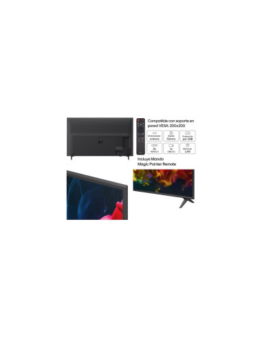 LG QNED evo AI MiniLED 50QNED81B6C 127 cm (50") 4K Ultra HD Smart TV Wifi Negro