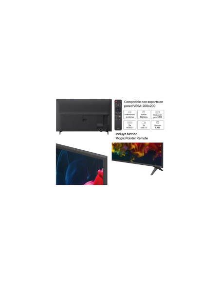 LG QNED evo AI MiniLED 50QNED81B6C 127 cm (50") 4K Ultra HD Smart TV Wifi Negro