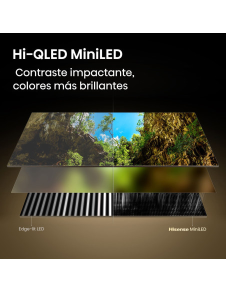 Hisense 75E8S Televisor 190,5 cm (75") 4K Ultra HD Smart TV Wifi Gris 400 cd / m²